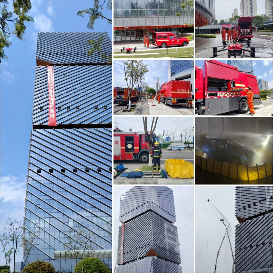 实战砺刃 | 迪威弗智能参加超高层建筑灭火救援测试性演练